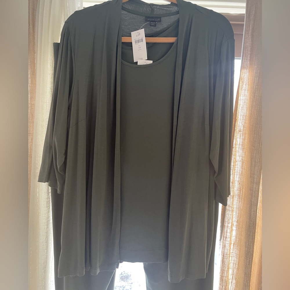 J. Jill Olive Green WearEver Collection Set NWT - Picture 2 of 16